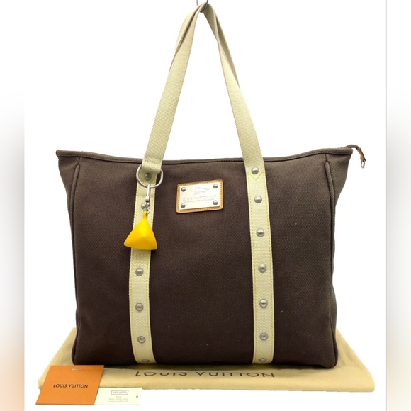 Louis Vuitton Cup Series 2005 Antigua Cabas GM Tote Bag (EUC)(CHARM/DUSTY)(COA)✨